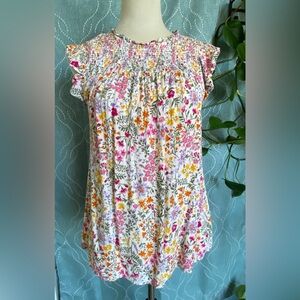 Old Navy Clasp Floral Print Sleeveless Spring Summer Top